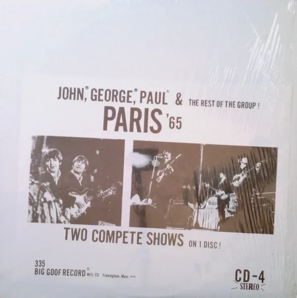 John, george, paul & the rest of the group-two complete shows on cd