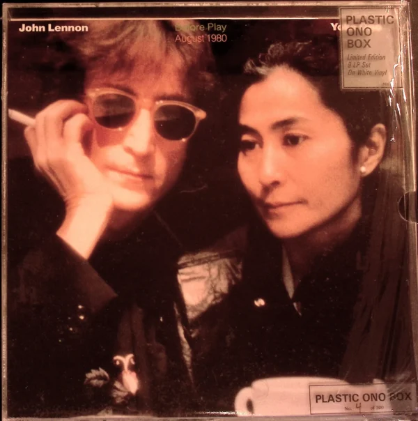 A cd cover of john lennon and yoko ono