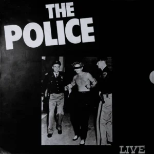 A black and white photo of the police.