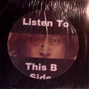 A close up of the front cover of a record