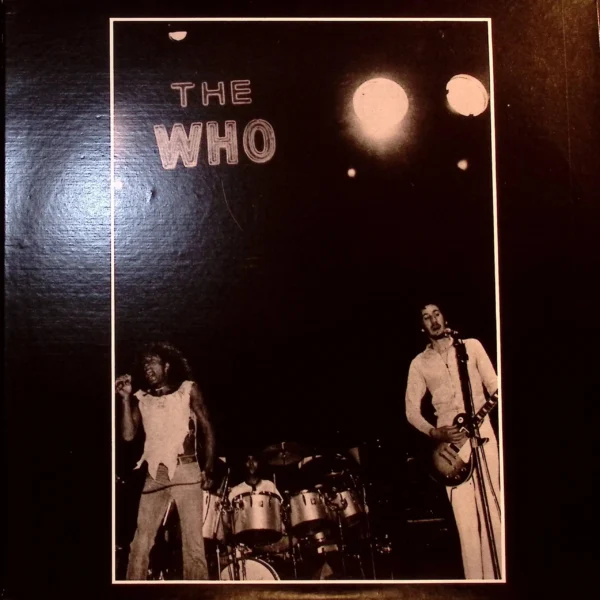 A black and white photo of the who