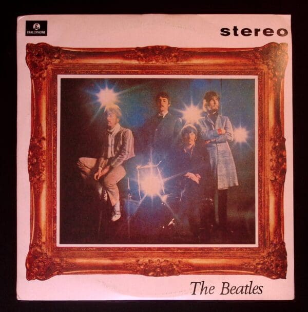 The Beatles stereo album cover.
