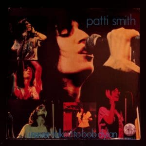 Patti Smith album cover: Never Talked to Bob Dylan.