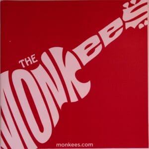 The Monkees band logo guitar design.