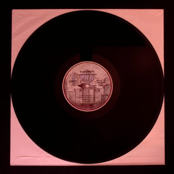 Black Sabbath Killing Yourself To Die vinyl record.