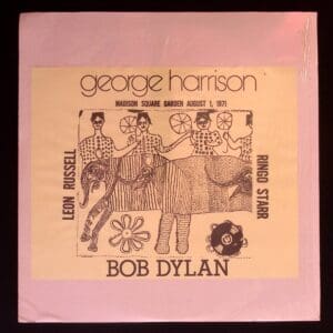 George Harrison concert poster, August 1, 1971.