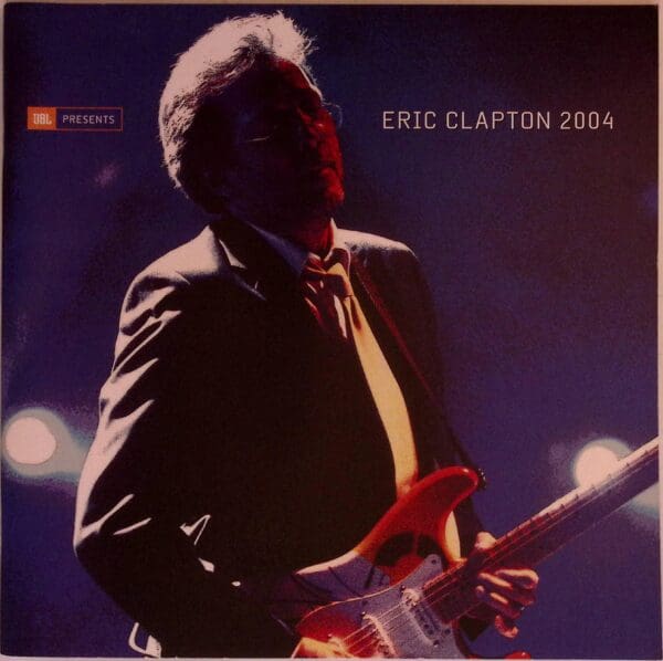 Eric Clapton 2004 concert poster.