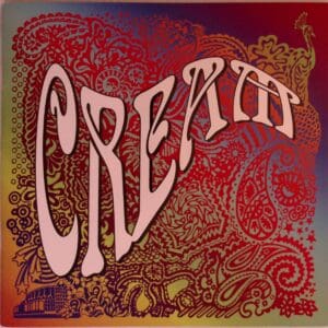 Cream album cover, psychedelic art.