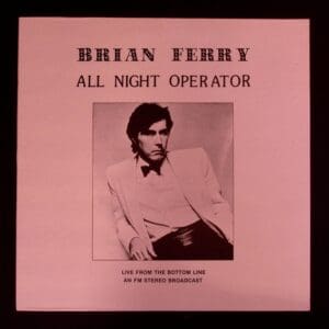 Brian Ferry: All Night Operator live album cover.