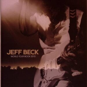 Jeff Beck 2010 World Tour book cover.