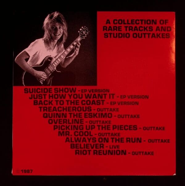 Rare tracks and studio outtakes album cover.