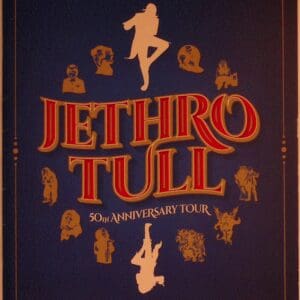 Jethro Tull 50th Anniversary Tour poster.