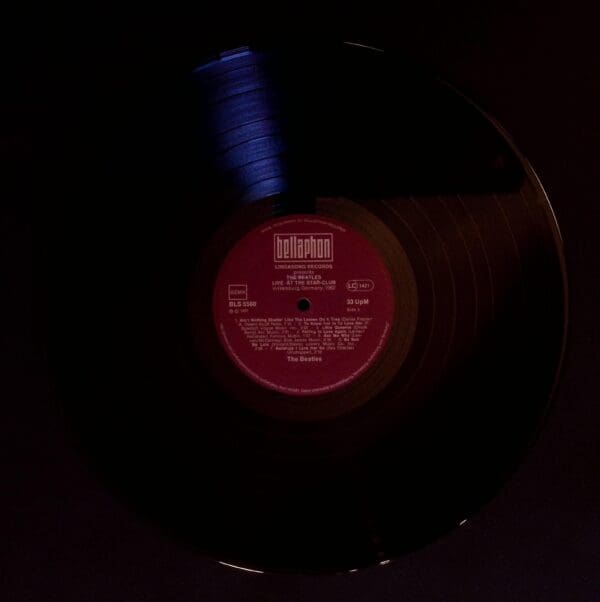 Beatles' Live at the Star-Club vinyl record.