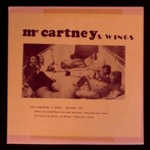 McCartney & Wings Belgium 1972 concert.