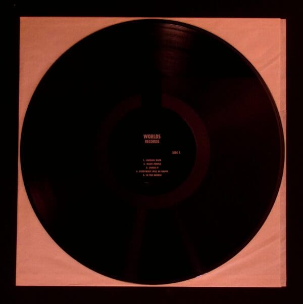 Worlds Records vinyl record, side one.