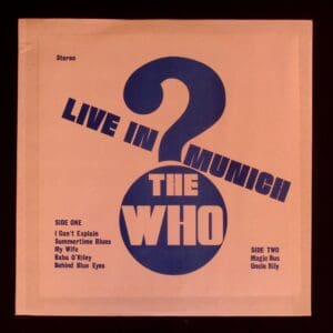 The Who Live in Munich album cover.