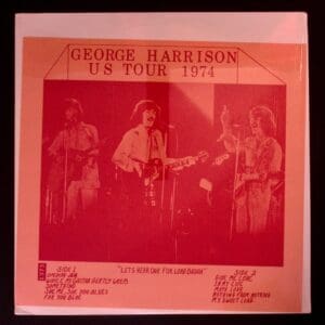 George Harrison 1974 US tour poster.
