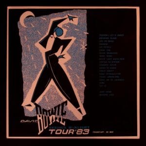 David Bowie Serious Moonlight Tour '83 poster.