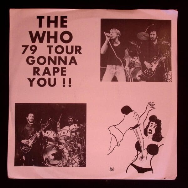 Here's an alt tag for the image: The Who 1979 tour poster.