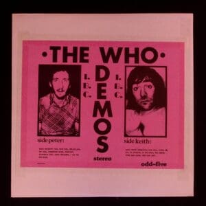 The Who demos record sleeve, stereo.