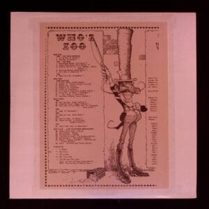 Who's Zoo album cover artwork.