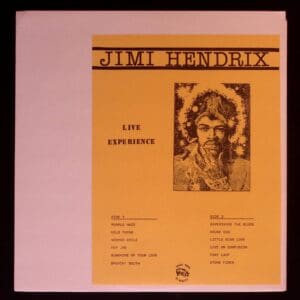 Jimi Hendrix Live Experience album cover.