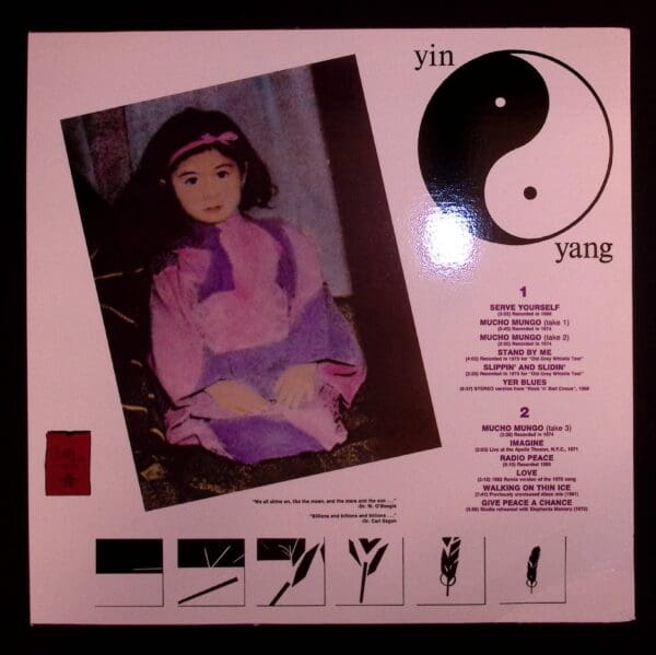 Yin yang album cover with girl.