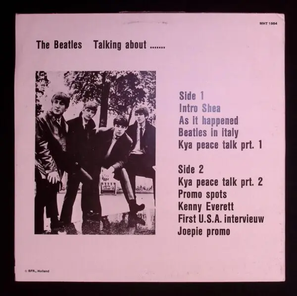 The Beatles Talking About album cover.