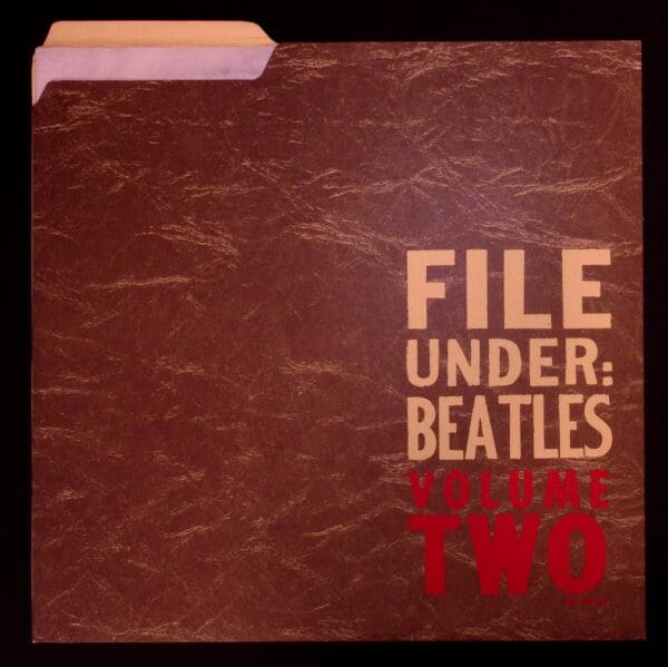 Here's an alt tag for the image: Beatles file, volume two.