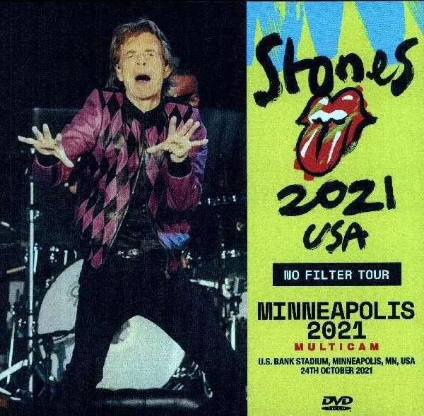 Rolling Stones, Minneapolis 2021 concert.