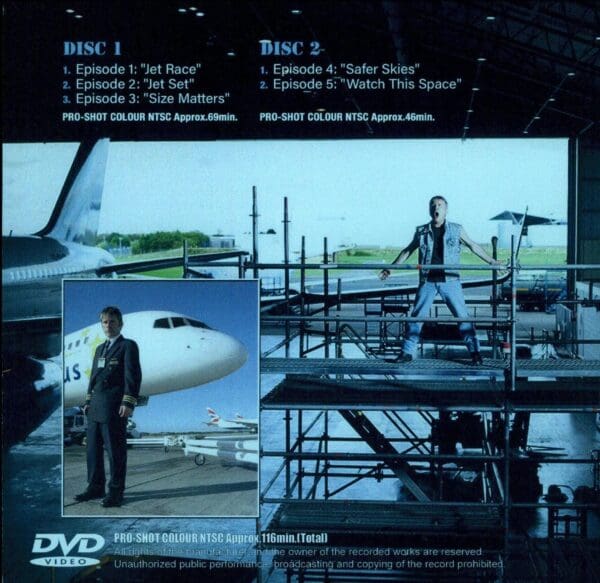 DVD cover: Jet Set episodes 1-5.