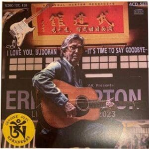 Here's an alt tag for the image: `Eric Clapton's 2023 Budokan concert album`