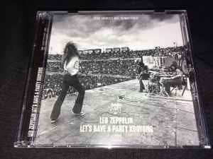 Here's an alt tag for the image: Led Zeppelin concert; Let's Have a Party CD.