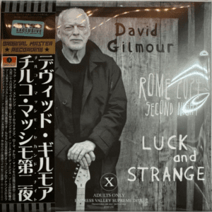David Gilmour Rome concert album cover.