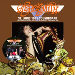 Aerosmith concert poster with fantasy artwork.