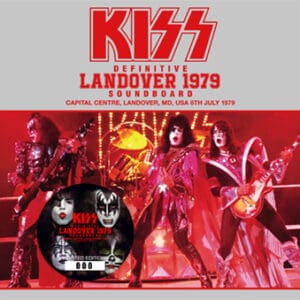 KISS band performing live in 1979.