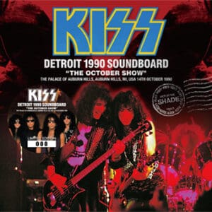 KISS concert poster, Detroit 1990 Soundboard.