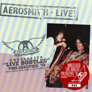 Aerosmith live bootleg album cover, Philadelphia '78.