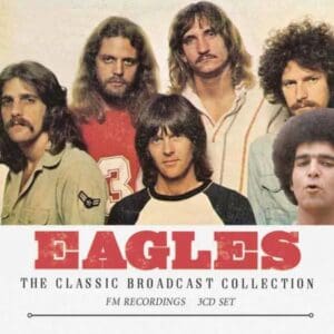 Eagles band members on a classic album cover.