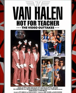 Here's an alt tag for the image: Van Halen Hot for Teacher video outtakes.