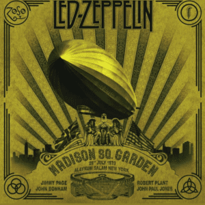 Led Zeppelin Madison Square Garden concert poster.