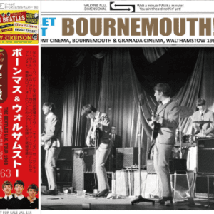 The Beatles performing in Bournemouth, 1963.