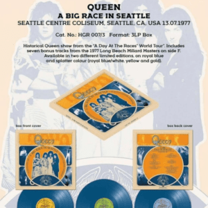 Queen Seattle concert 1977, 3LP box.