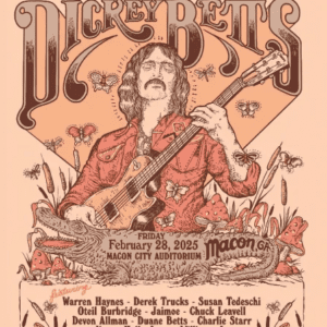 Concert poster for Dickey Betts tribute.