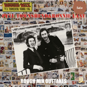 Album cover with two people and collage.