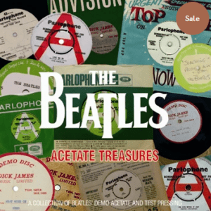 The Beatles acetate record collection cover.