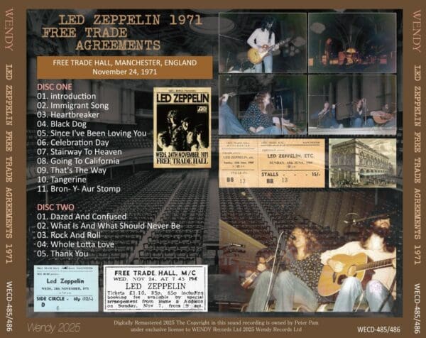 LED ZEPPELIN - 1971 FREE TRADE AGREEMENTS - Image 2