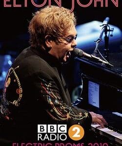 Musician playing piano at Electric Proms 2010.
