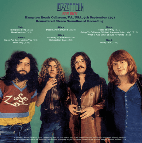 LED ZEPPELIN - FAR OUT!: HAMPTON ROADS COLISEUM 1971 - Image 2