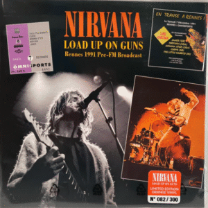 Nirvana concert poster, Rennes 1991 broadcast.